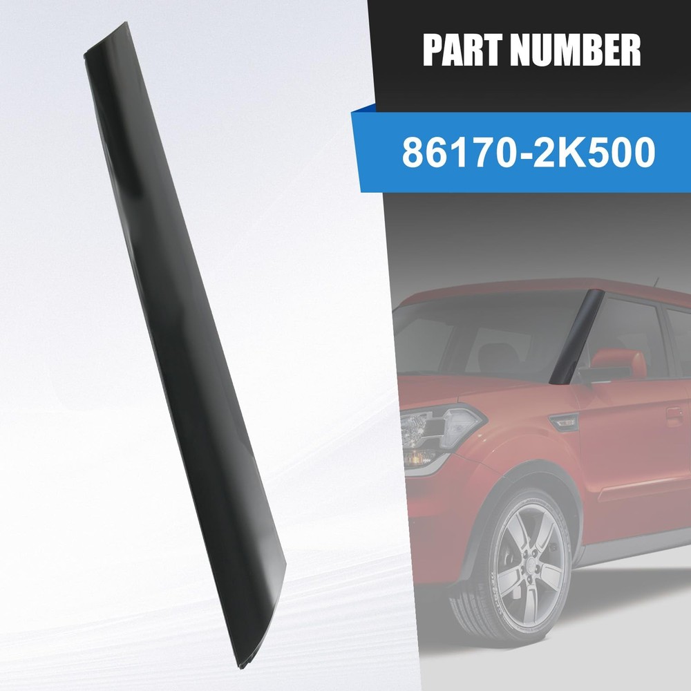 Outer Windshield Pillar Trim Panel Molding Front Left (Driver Side) Replaceme...