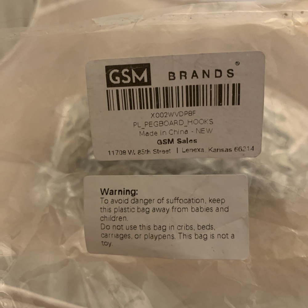 Metal Pegboard Hooks (NEW)