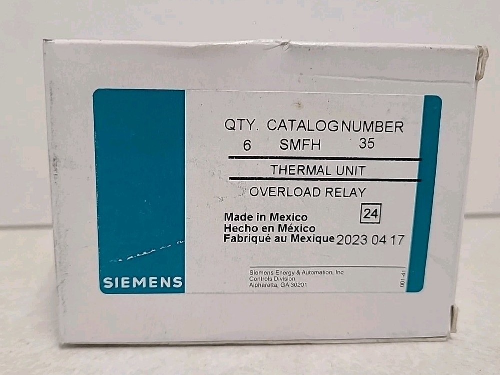 SIEMENS SMFH35 / SMFH35 (NEW IN BOX) Pack of 6