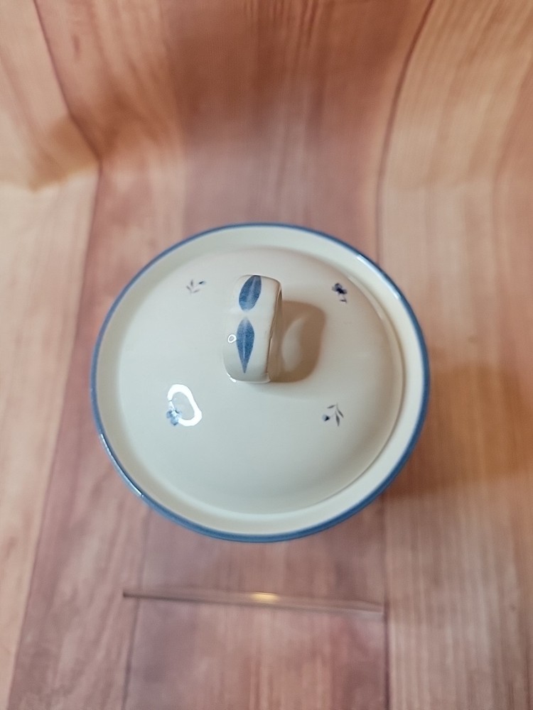 Provincial Bouquet Sugar Bowl With Lid