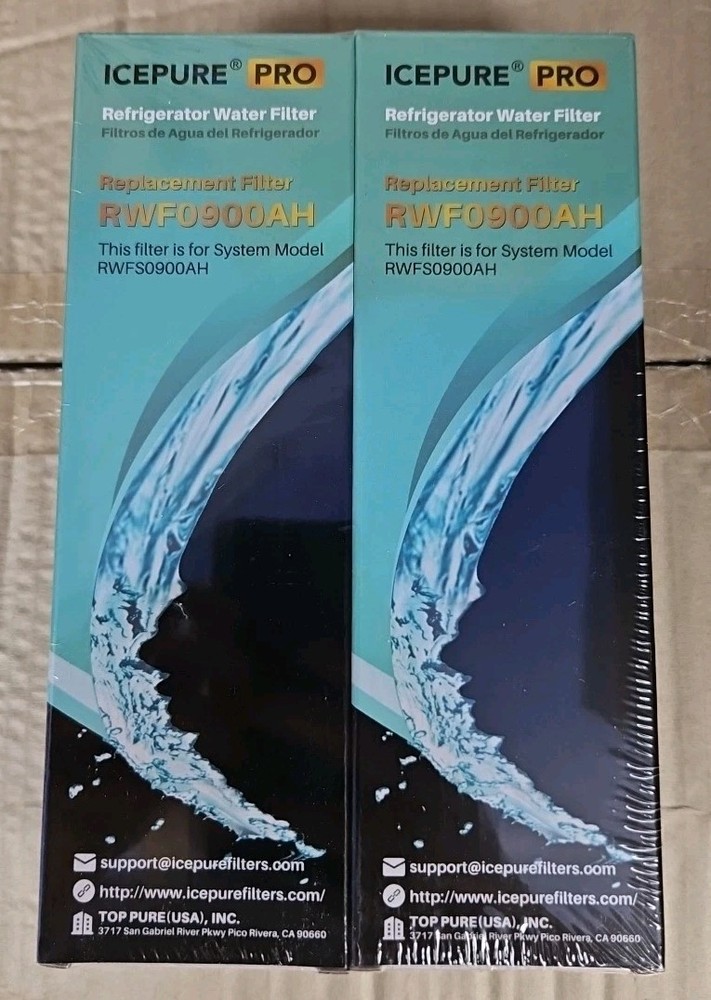 ICEPURE PRO UKF8001 Replacement For Everydrop EDR4RXD1 - 2 Pack