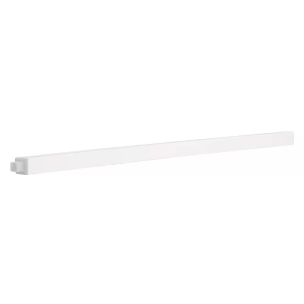 24 In. Wall Mounted Replacement Towel Bar Rod in White