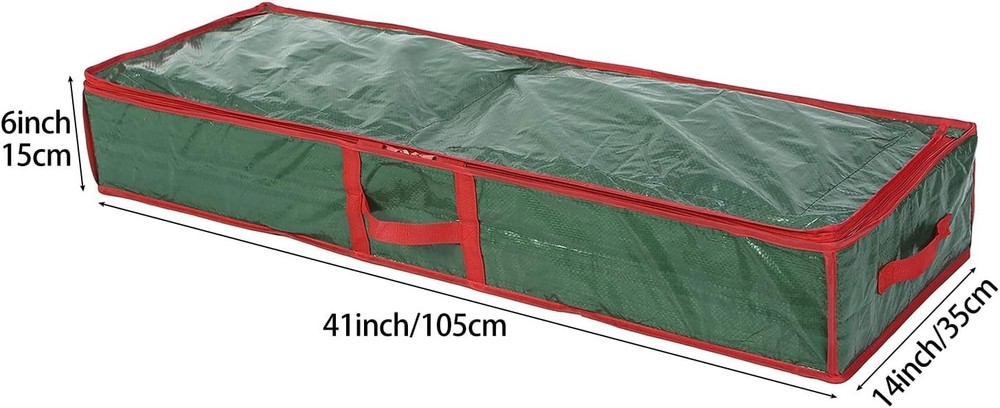 Wrapping Paper Storage Container, Water-Resistant & Space-Saving - Green