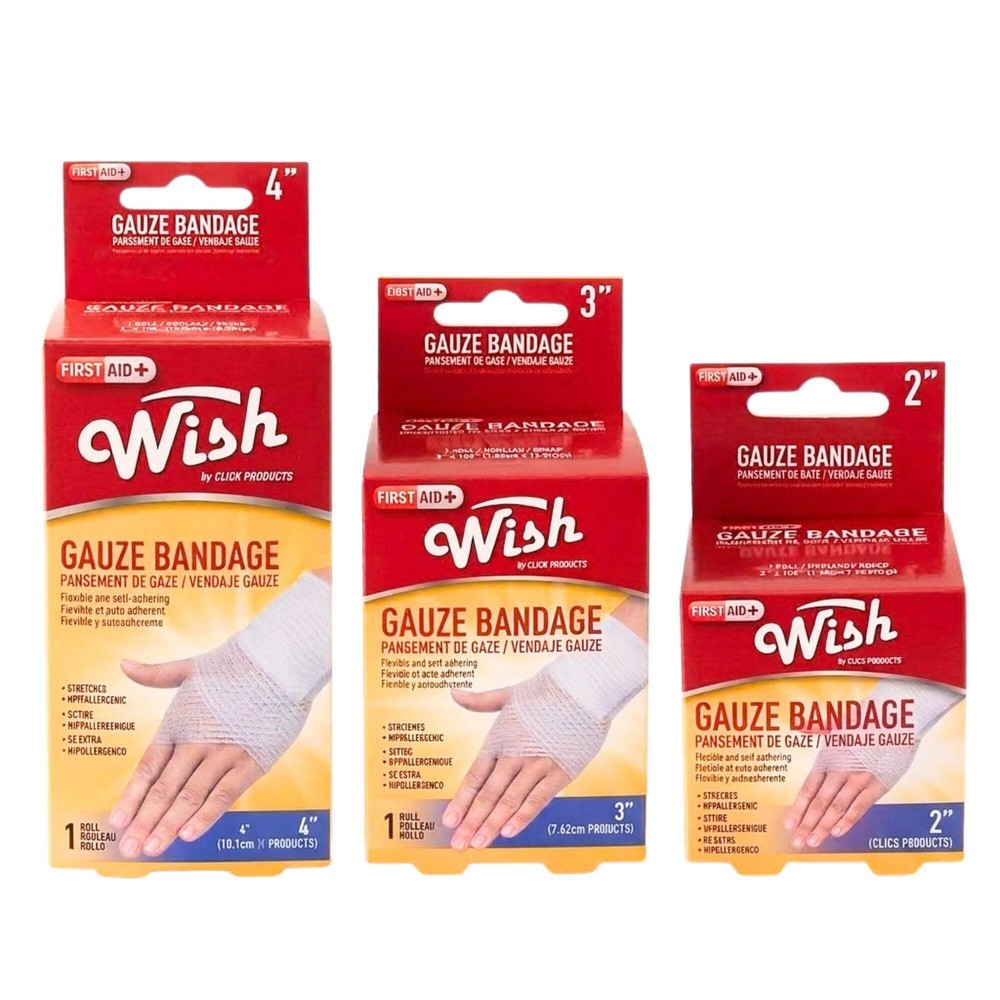 Wish Self-Cling Bandage Gauze: 1 Pack