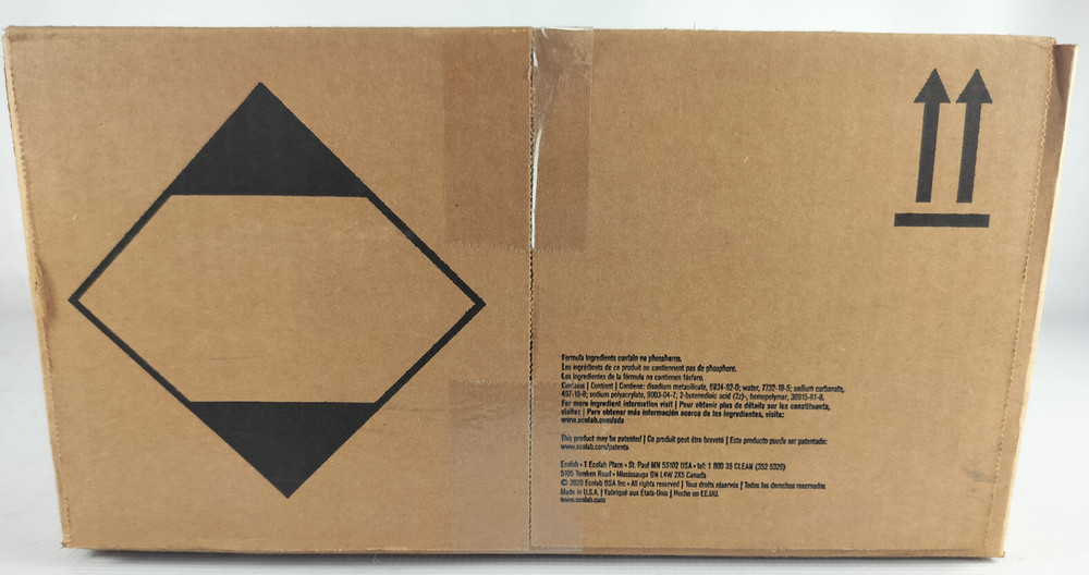 4x ECOLAB Solid Metal Pro 6110751 Solid Destaining Machine Warewashing Detergent