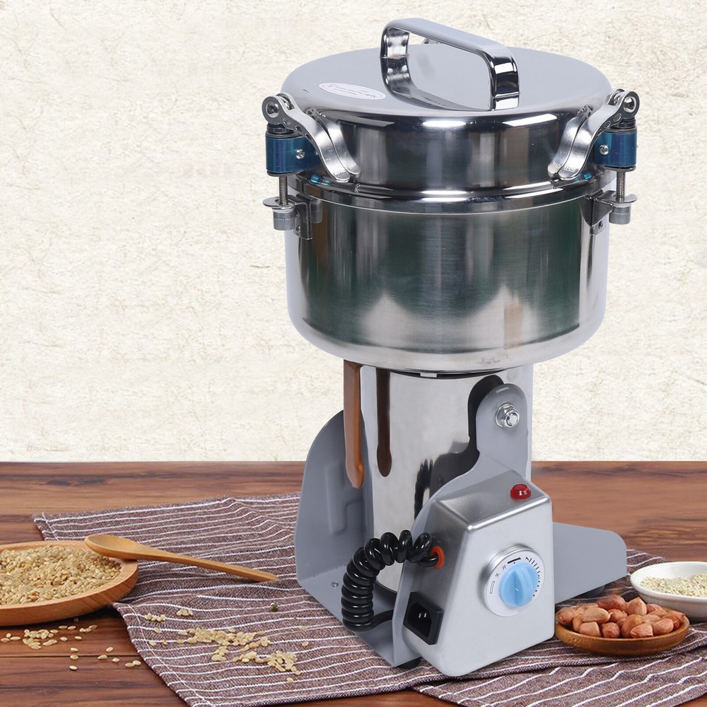 2000g Electric Herb Grinder Grain Crusher Pulverizer Machine Stainless