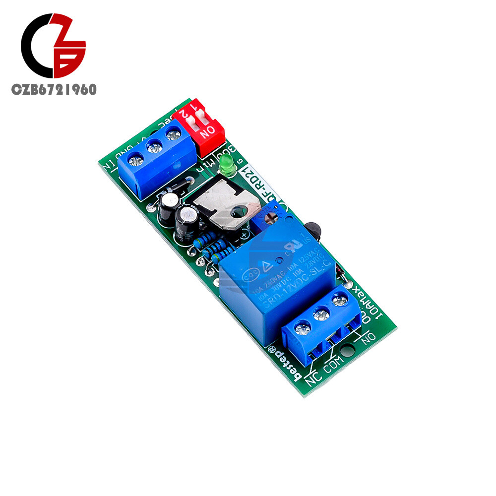 DC5V/12V/24V Adjustable Time Delay Timing Timer Relay Switch Turn ON/OFF Module