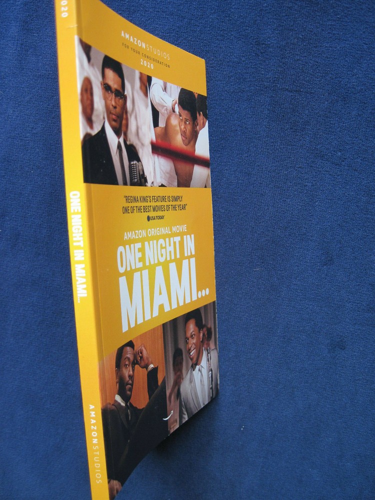 ONE NIGHT IN MIAMI - REGINA KING - OSCAR CONSIDERATION SCRIPT - PB, 1st Edition