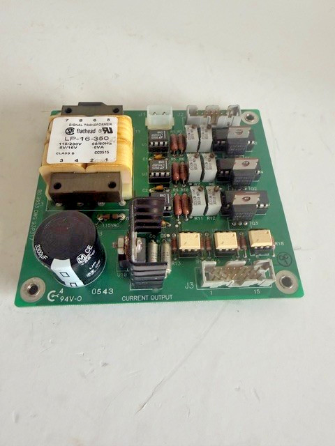 Thermo Electron 9954 Current Output Board for 43C Analyzer DWG 93P317
