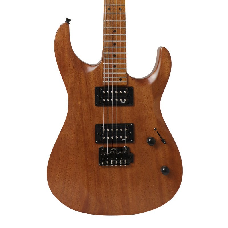 24-Fret Natural Solid Wood Electric Guitar