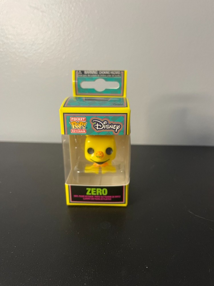 Funko Pocket POP Keychain: The Nightmare Before Christmas Zero (Blacklight) New