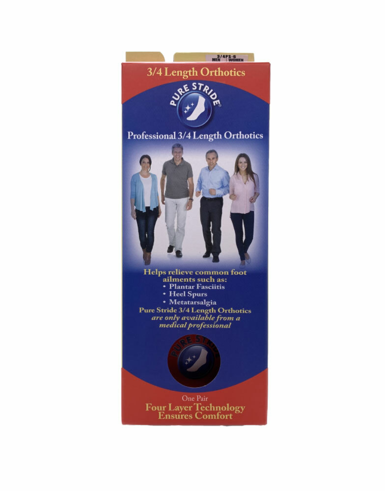 Pure Stride Orthotics- 3/4 Length