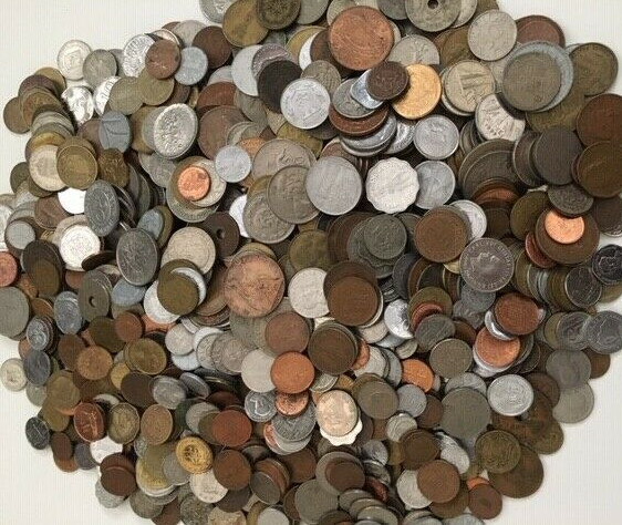 25 DIFFERENT FOREIGN COINS FROM 25 DIFFERENT COUNTRIES AROUND THE WORLD POSTPAID