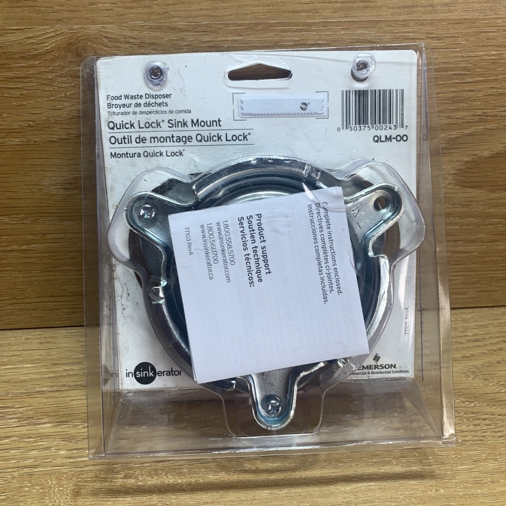 InSinkErator Quick Lock Mount, Stainless Steel For Garbage Disposal QLM-00