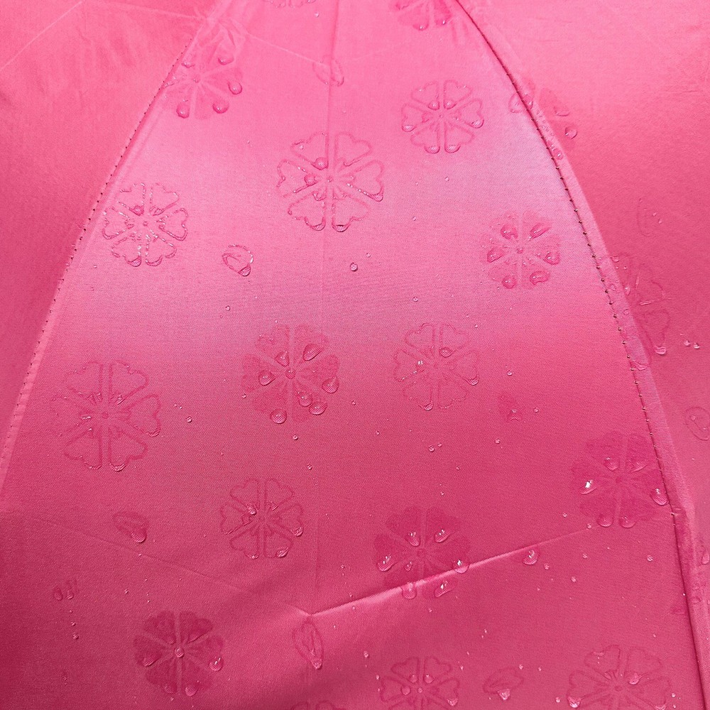 NEW Umbrella 36” Pink Compact Blossoms when Wet Parasol