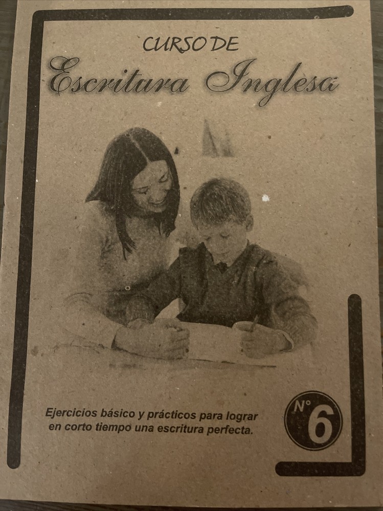 Calligraphy Activities Workbook in Spanish