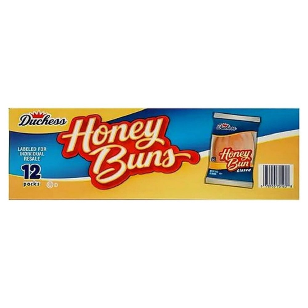 Duchess Honey Buns, 3 oz Each (12-Pack)