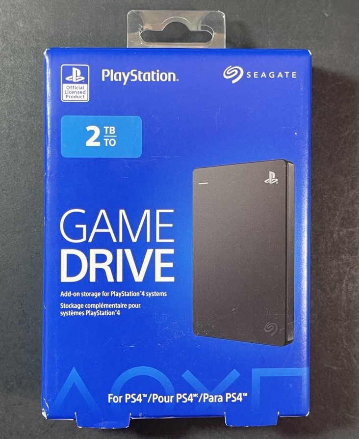 Seagate Game Drive 2TB HDD for PS4 [ Black ] NEW