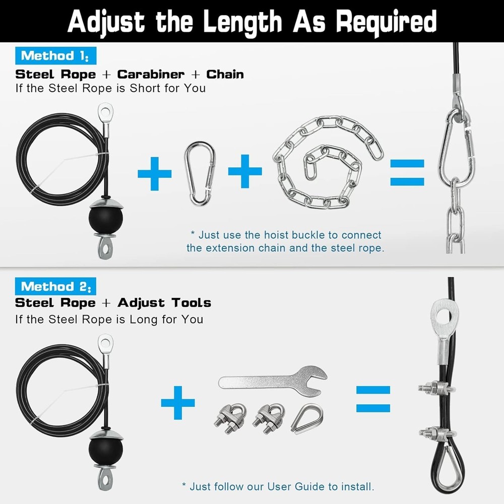 Cable Pulley System Alloy Steel Home Gym Equipment for Lat Pull Down Biceps Curl