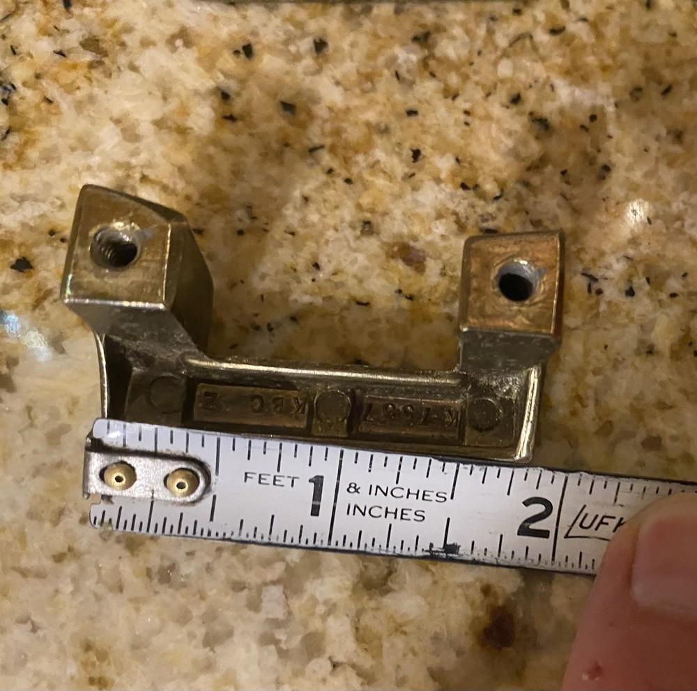 Four Vintage Keeler Brass Co. Mid-Century Modern Drawer Pulls Handles
