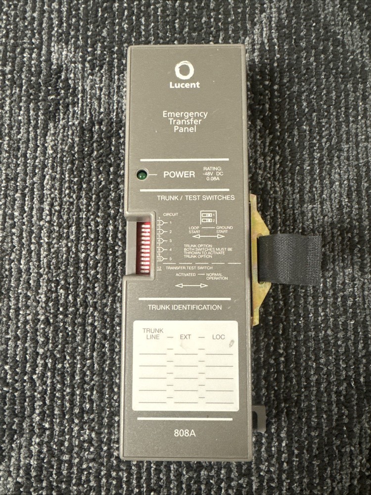 Avaya Lucent 808A Emergency Transfer Panel