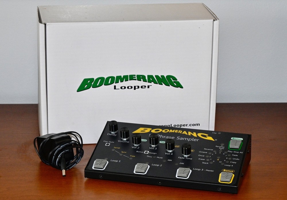 Boomerang III Phrase Sampler Looper Pedal Open Box!
