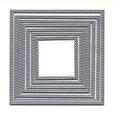 Love Nicole Embossing Die 6 pc Nesting Squares STC257