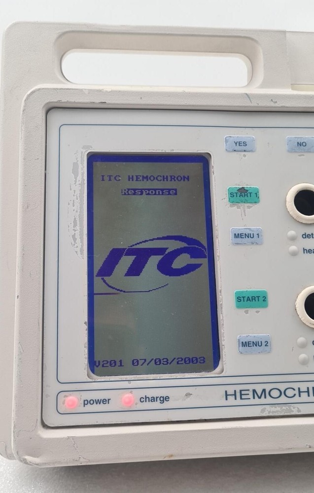 ITC HEMOCHRON RESPONSE Blood Diagnostic System **AS-IS**