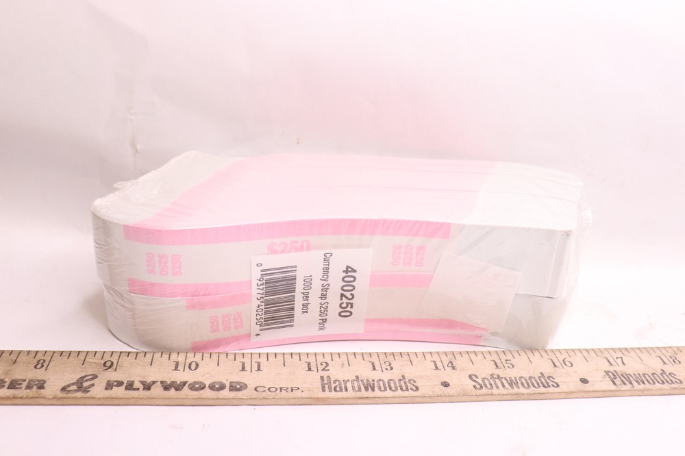 Coin-Tainer Currency Straps Pink 216070E13