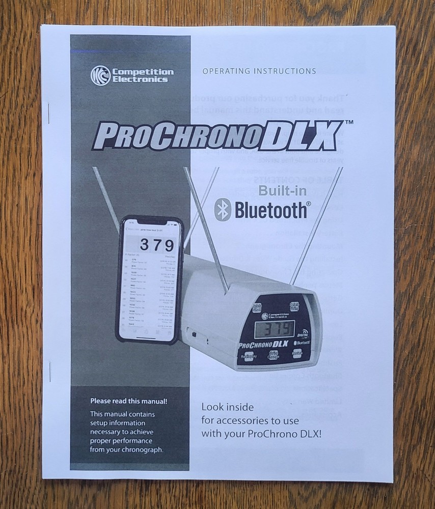 Competition Electronics ProChrono DLX with Bluetooth CEI-3820