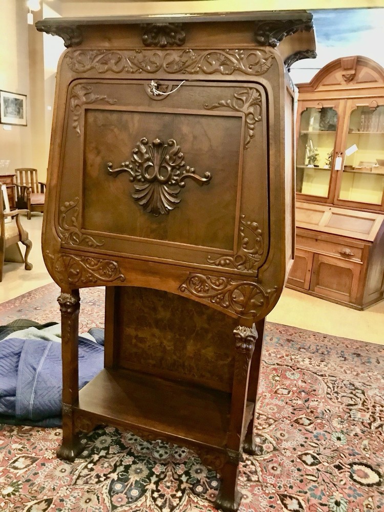 antique secretary desk drop front