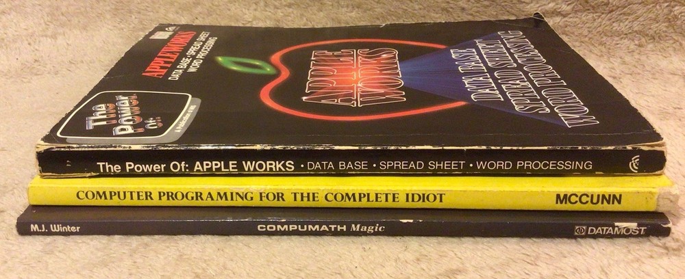 Lot of 3 Vintage Computer Programming Books