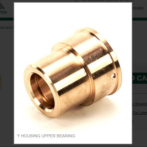 Y HOUSING UPPER BEARING #9131219-01