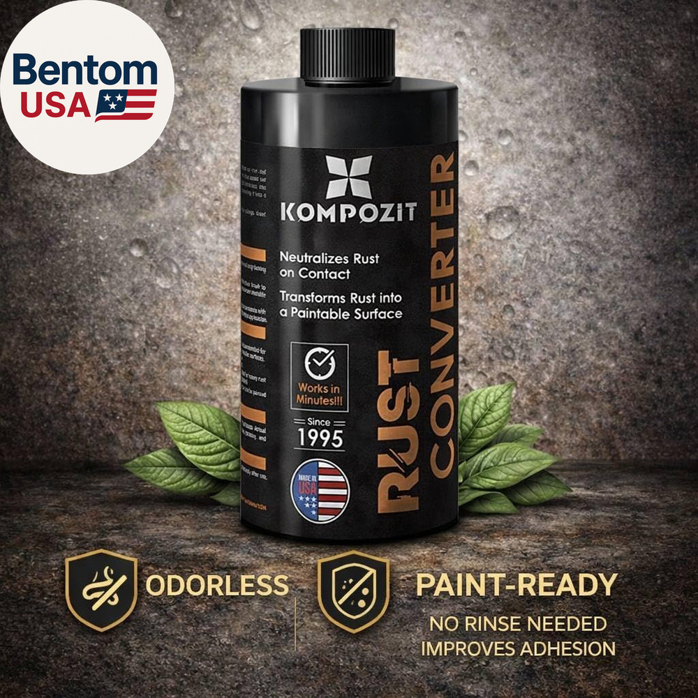 Rust Converter, Professional Plant-Based Metal Surface Prep, Industrial-Grade Co