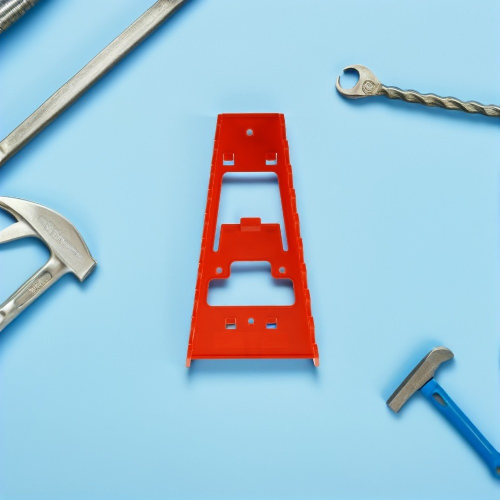 2pcs Wrench Organizer Toolbox Holder Wall Mounted Wrench Rack Tool Trays