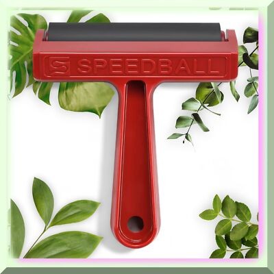 4-Inch Hard Rubber Brayer for Smooth Printing