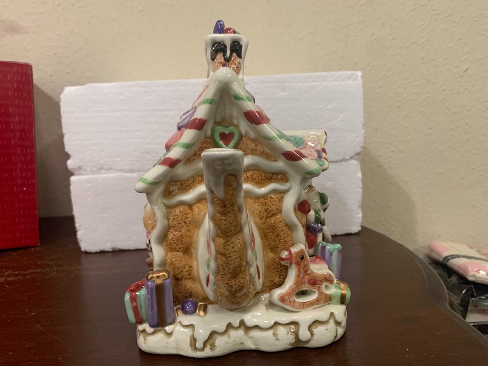 Fitz & Floyd Candy Lane Express Teapot NIB