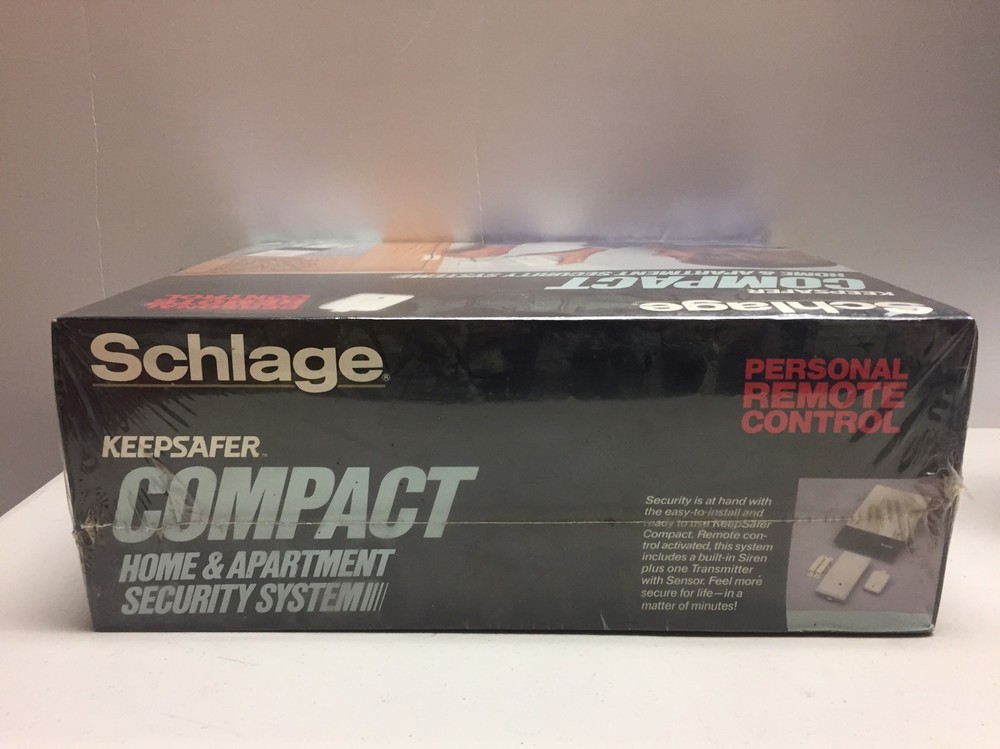 Schlage Keepsafer Compact Home & Apartment Security System w/ Remote 71-151