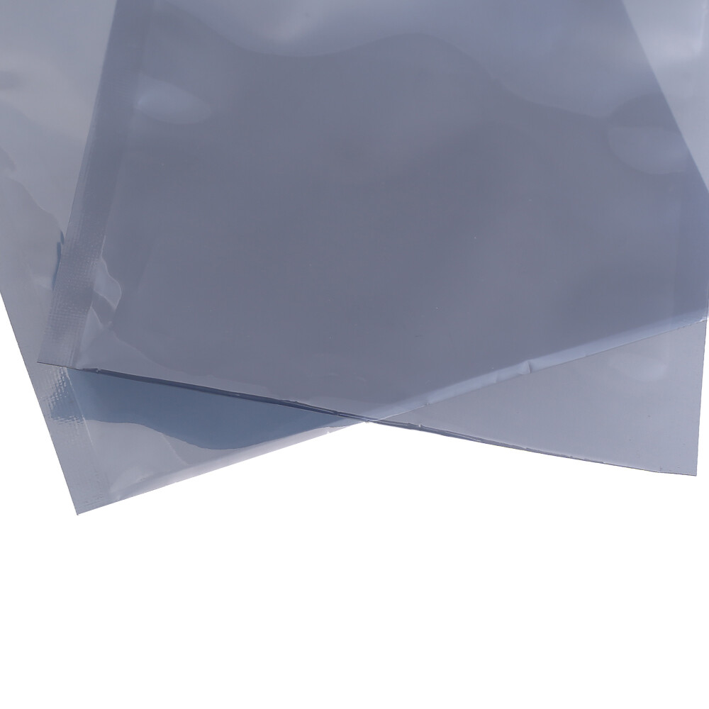 100 pcs Translucent Gray Moisture Blocking Flat Zip Lock Pouch in Many Sizes