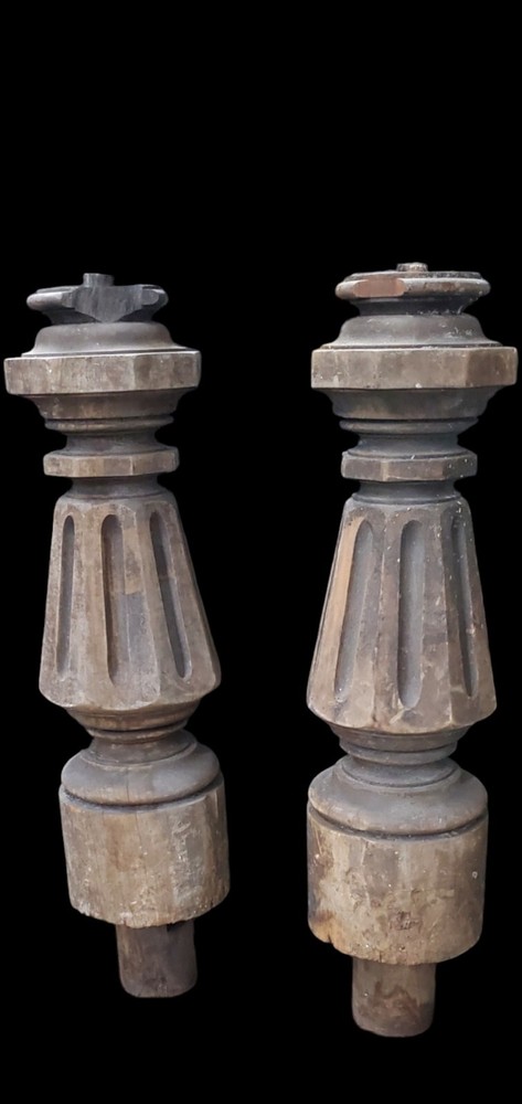 Pair Of Massive Newel Post GAM0238
