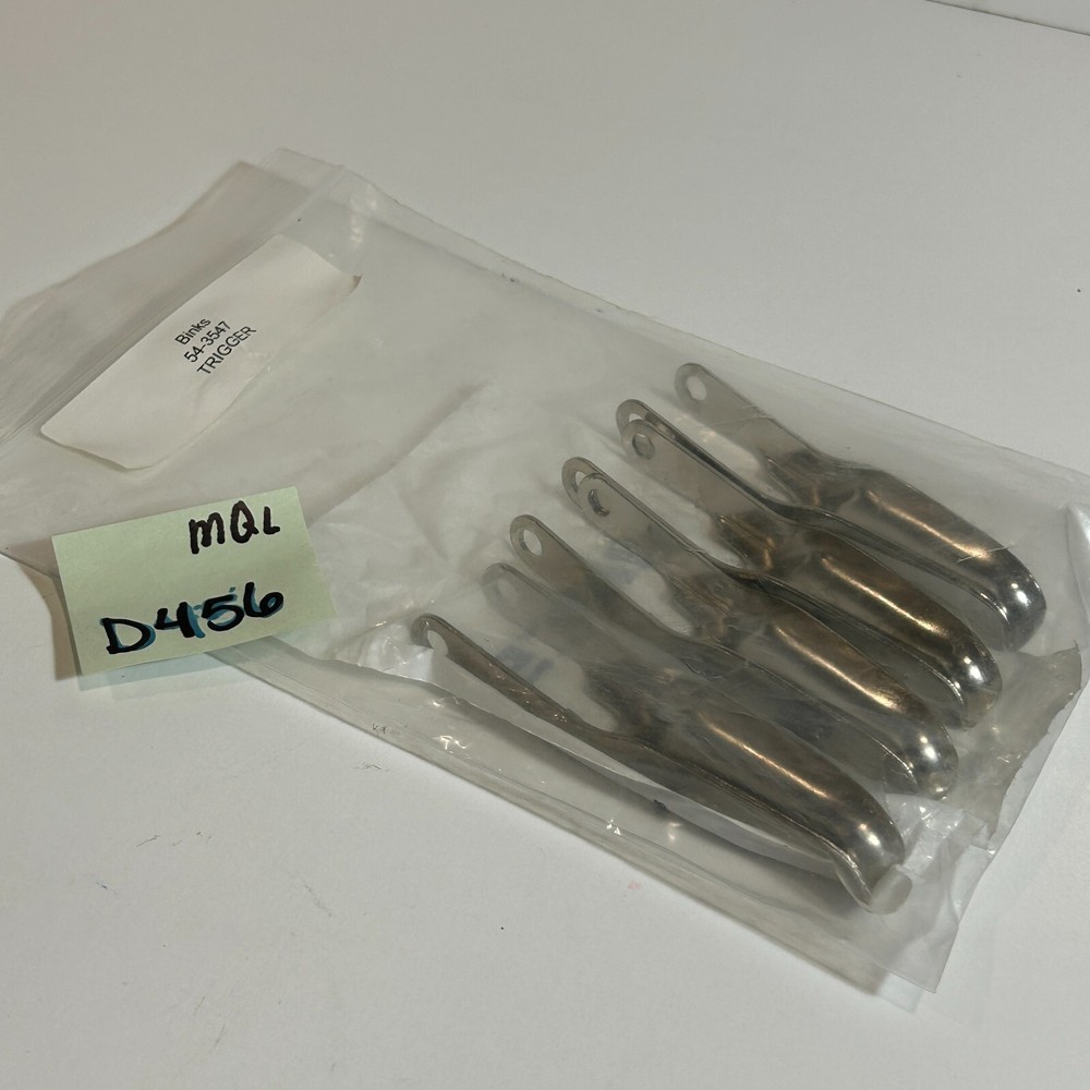 QTY 4 - NOS BINKS -PAINT GUN TRIGGER TRIGGERS- 54-3547 (D456)