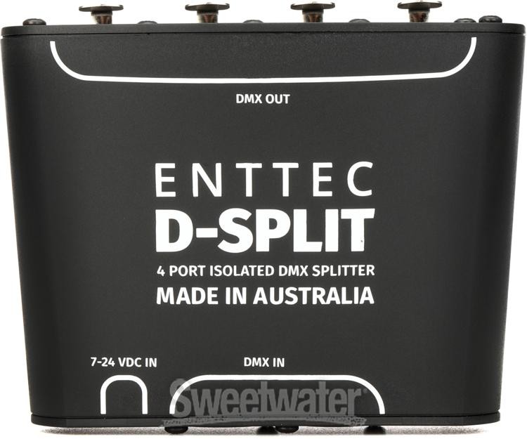 ENTTEC D-Split 4-port Isolated DMX Splitter