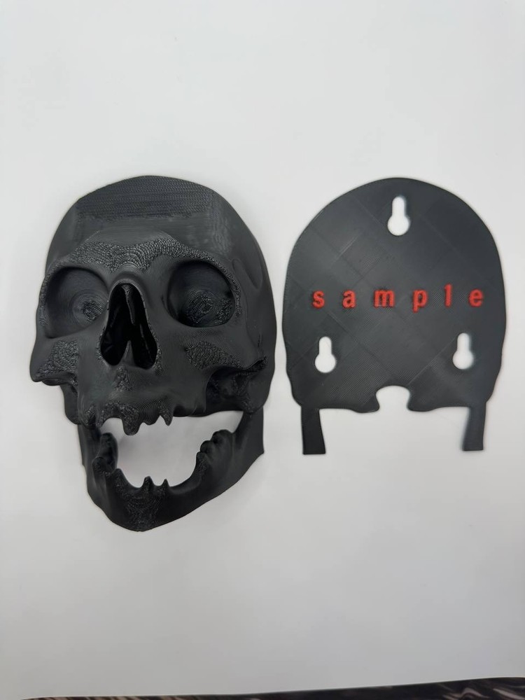 Skull PS5 Controller Wall Mount Holder Stand Gaming Decor Headset Hook