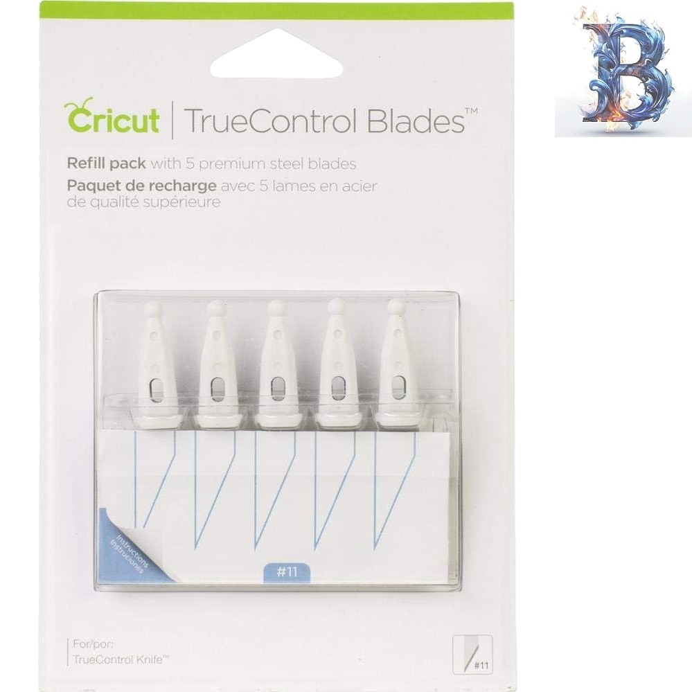 5-Pack TrueControl Razor-Sharp Replacement Blades with Safe Storage Cartridge