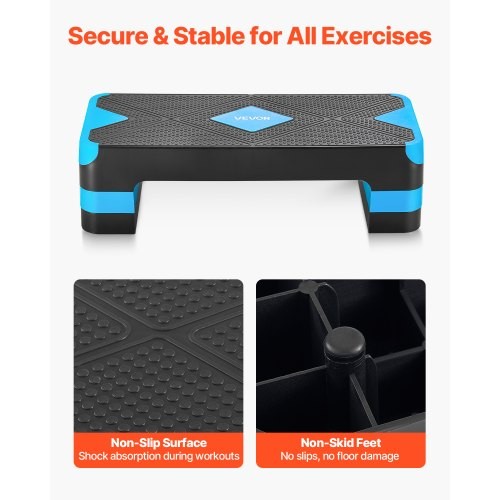 Aerobic Exercise Step Platform 28Inch Workout Aerobic Stepper Height
