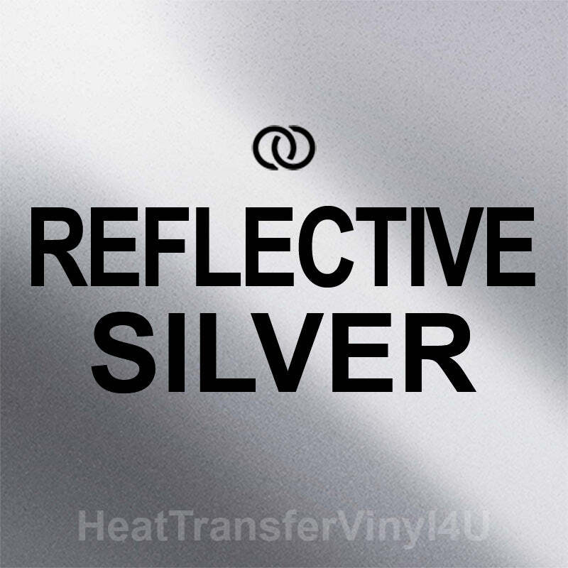 Siser EasyReflective Silver Iron On HTV For T-Shirt 20" *Multiple Lengths*