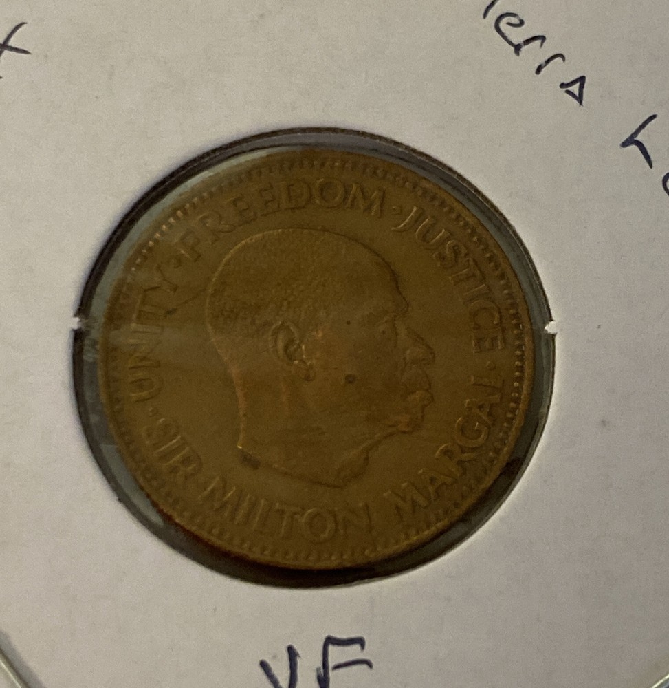 1964 Sierra Leone 1/2 Cent Coin B16