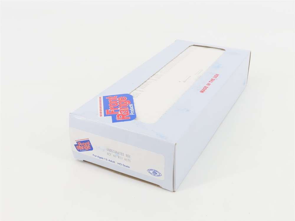 HO Scale Front Range Kit #4070 Undecorated 40' Single Door Box Car