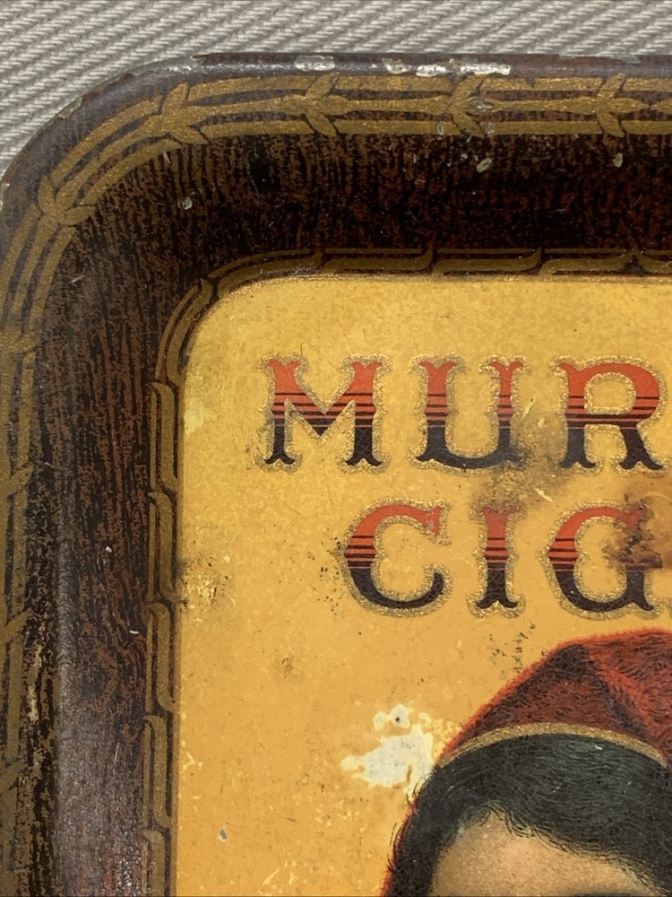 Early Murial Cigar Tip Tray 6"