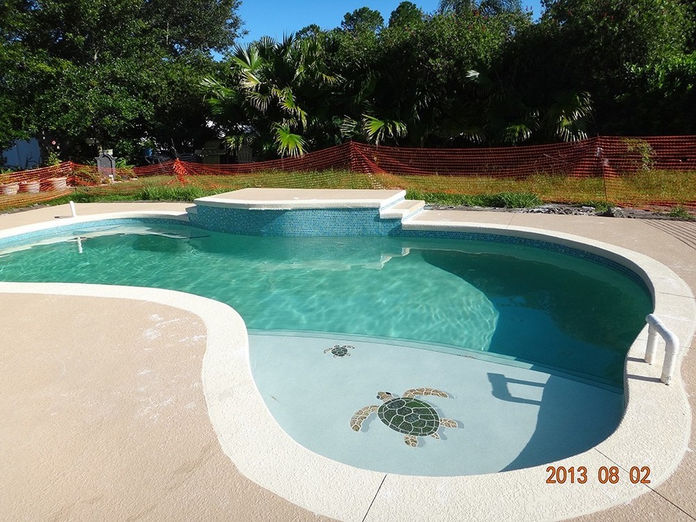 Turtle Group Ceramic Swimming Pool Mosaic